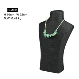 Design Necklace Hanger Top Sell Jewellery Display Bust Model Rack Hemp Rope Necklace Display Stand Holder Nice New High Quality