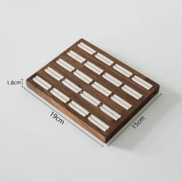 Luxury Necklace Display Portrait Model Wooden Window Jewelry Displays Rack Counter Bracelet Ring Organizer Display Props