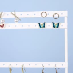 Jewellery Display Rack White/Black Metal Wooden 24/36/44/66/88/110/144 holes Stand for Earrings Jewelry Stud Earrings Holder