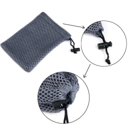 LFPU 5/10pcs/lot Nylon Drawstring Mesh Jewelry Bag 9*13.5cm Mesh Gift Pouches For Gift Glasses Phone Jewelry Packing