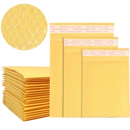 10-20pcs/lot Kraft Paper Bubble Envelopes Padded Mailers Shipping Envelope Self Seal Shipping Packaging Bag Courier Storage Bags