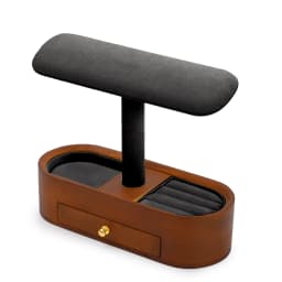 Luxury Wooden Multifunctional Jewelry Organizer with Watch Display Stand Classified Storage for Exquisite Jewelry & Watch Holder