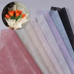 38pcs/Lot 30x30cm Extractive Flower Arrangement Wrapping Paper Cotton Flower Wrapping Lining Paper Non-woven Floral Wrapping Pap