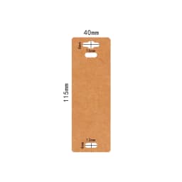 50 Pcs 4x11.5cm Hangable Bracelet Jewelry Display Kraft Card Packaging Tags Wholesale Handmade DIY Accessories Business Supplier