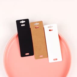 50 Pcs 4x11.5cm Hangable Bracelet Jewelry Display Kraft Card Packaging Tags Wholesale Handmade DIY Accessories Business Supplier