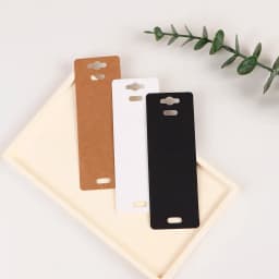 50 Pcs 4x11.5cm Hangable Bracelet Jewelry Display Kraft Card Packaging Tags Wholesale Handmade DIY Accessories Business Supplier