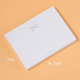50Pcs White Bow Cards Barrettes Hairpin Display Cards for DIY Girls Hair Jewelry Packaging Paper Card Retail Holder Tags
