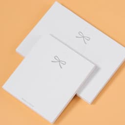 50Pcs White Bow Cards Barrettes Hairpin Display Cards for DIY Girls Hair Jewelry Packaging Paper Card Retail Holder Tags
