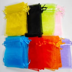 Fashion 50pcs 7x9 9X12 10x15 13x18cm Organza Bag Candy Gift Jewelry Packaging Bags Wedding Gift Packaging Bag & Jewelry Pouches