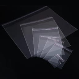 200pcs 5 Sizes Transparent Self Adhesive Sealed Opp Plastic Pouch Sachet Gift Bag For Jewelry Wedding Party Beads Packing Supply