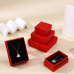 5Pcs 5x5x3cm Jewelry Gift Box Ring Earring Organizer Display Stud Packaging Travel Accessories Black Sponge Case Wedding Favors