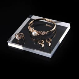 Acrylic blocks Jewelry holder Jewellery organizer display stand for Bracelet Necklace Ring earring cosmetics perfume tray case