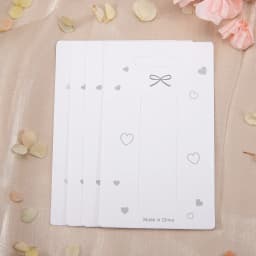 50pcs/lot 12x7cm White Bowknot Display Cards Kraft Paper Card for DIY Jewelry Hair Clips Hairpins Packaging Tags Retail Label
