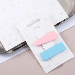 50pcs/lot 12x7cm White Bowknot Display Cards Kraft Paper Card for DIY Jewelry Hair Clips Hairpins Packaging Tags Retail Label