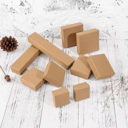 10Pcs Elegant Jewelry Paper Box Kraft Gift Bag Packaging Earrings Rings Necklace Pendant Bracelet Brooch Watch Crystal Organizer