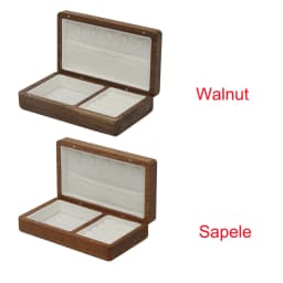 Travel Retro Wooden Jewelry Box Packing Wedding Ring Necklace Bracelet Organizer Women Men Display Box Gift for Couple