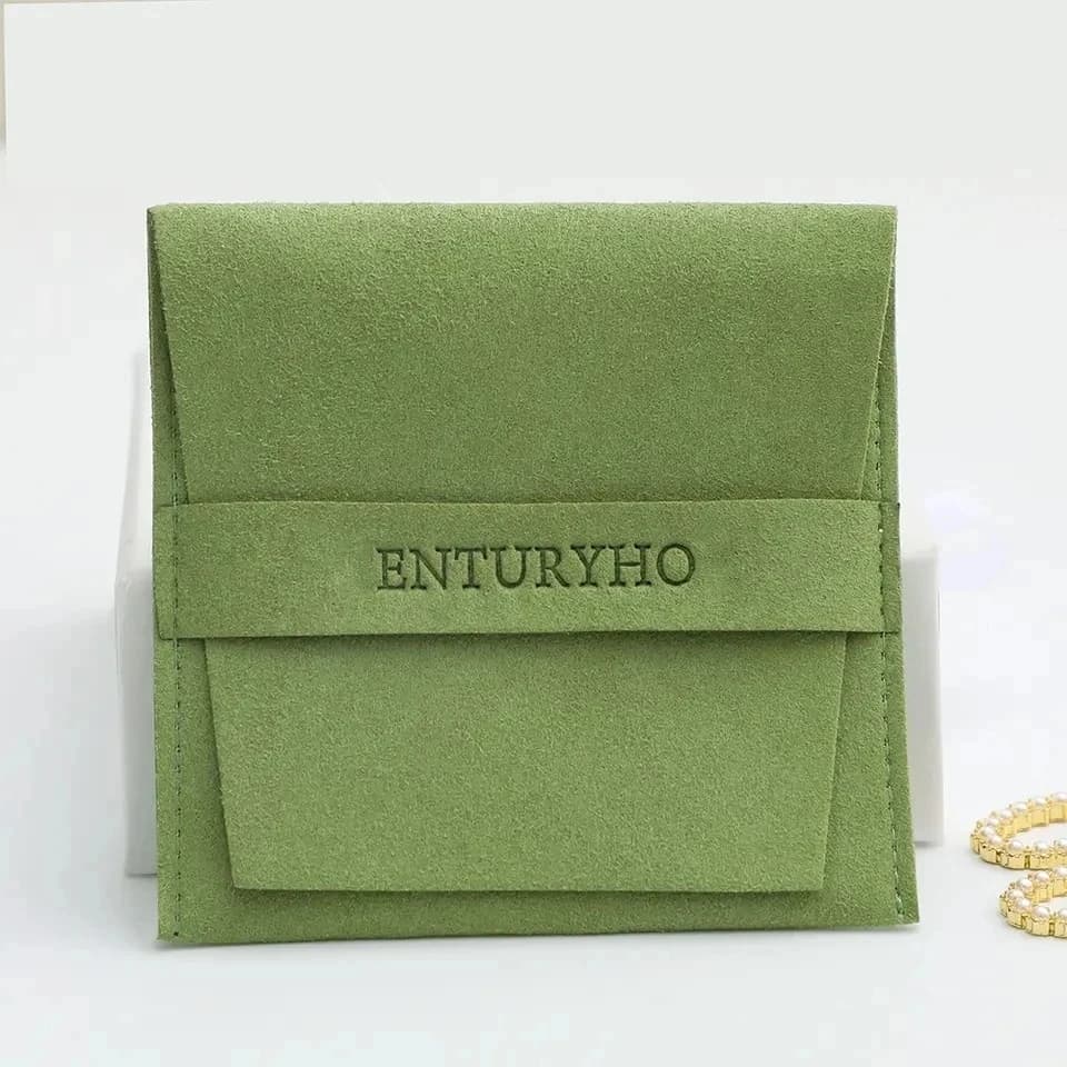 100pcs Custom Logo Print Microfiber Jewelry Ring Organizer Packing Pouch 8x8cm Small Gift Bags Wedding Favor Candy Bag Wholesale