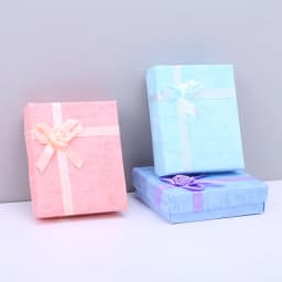 12pcs Paper Jewelry Box Cardboard Gift Boxes for Ring Necklace Earring Women Jewelry Packaging Display with White Sponge 7x9cm