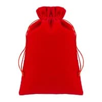1pcs Big Velvet Drawstring Pouch Bags 20x30cm(8"x12") Jewelry Wedding Holiday New Year Christmas Party Makeup Gift Bag Black Red