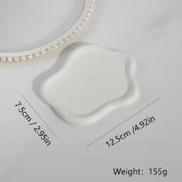 Ceramic Jewelry Dish for Women, Jewelry Tray Trinket Dish, Cloud Tray , Watch Keys Tray Ring Dish Holder for Christmas Gift