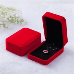 7x10cm Fashion Flocking Jewelry Box Necklace Organizers Storage Pendant Box Necklace Jewelry Packaging Box