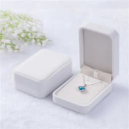 7x10cm Fashion Flocking Jewelry Box Necklace Organizers Storage Pendant Box Necklace Jewelry Packaging Box