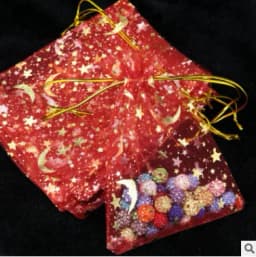 50pcs Gauze Bag Star-Moon Black Bags 9*12cm Special Design Organza Package Bronzed Wedding Gift Candy Jewelry Package