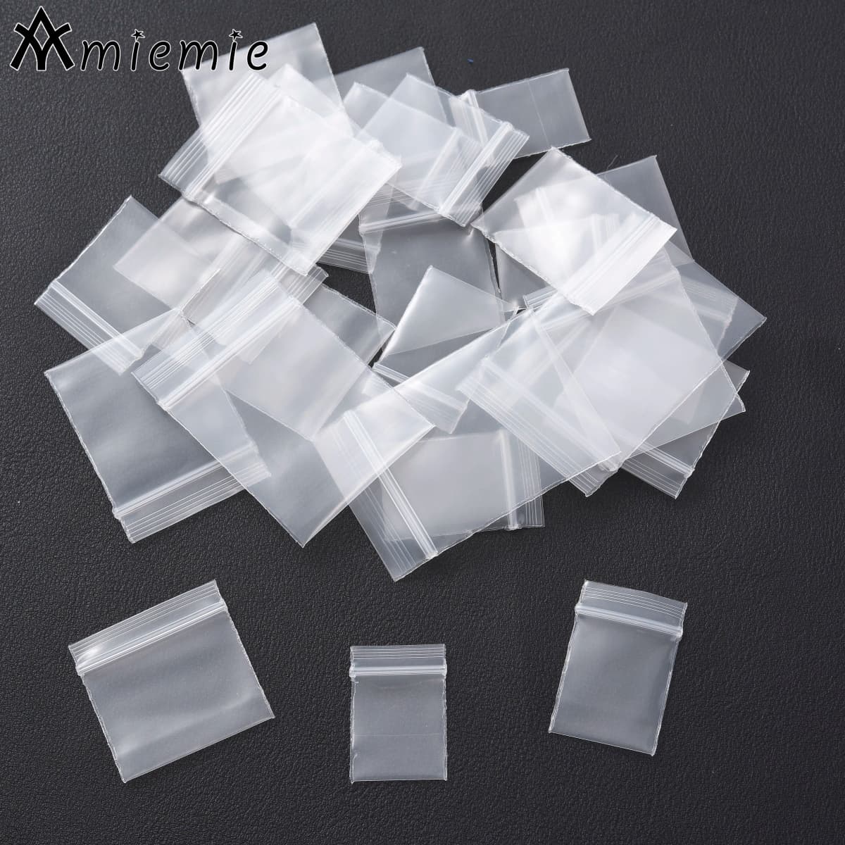 100Pcs OPP Self-sealing Transparent Plastic Bag Jewelry Candy Biscuit Gift Bag