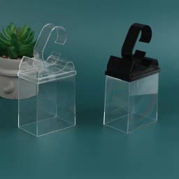Watch Packaging Box Plastic Transparent Watch Stand Rack General Showcase Shelf Portable Wrist Watch Storage Box Jewelry Display