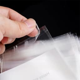 100pcsTransparent Plastic Bag Thank You Self-adhesive Bags for Homemade Party Gifts Beads Earrings Bag DIY Jewelry Packaging Bag