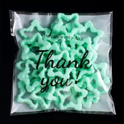 100pcsTransparent Plastic Bag Thank You Self-adhesive Bags for Homemade Party Gifts Beads Earrings Bag DIY Jewelry Packaging Bag