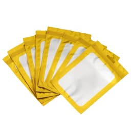 50pcs Colorful Plastic Hang Bags Pouch Self Sealing Reusable Small Little Ziplock Display Ring Necklace Gift Jewelry Packaging