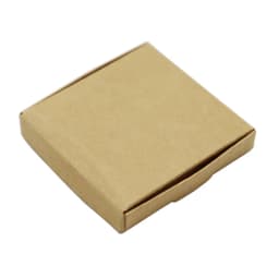 50Sets Kraft Paper Handmade Jewelry Set Packing Displays Boxes Brown Necklace And Earring Gift Boxes 6x6x1cm 6x6x1.5cm