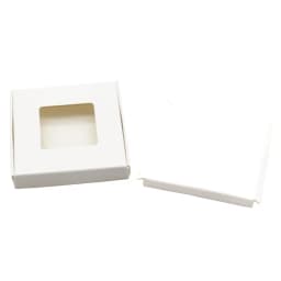 50Sets Kraft Paper Handmade Jewelry Set Packing Displays Boxes Brown Necklace And Earring Gift Boxes 6x6x1cm 6x6x1.5cm