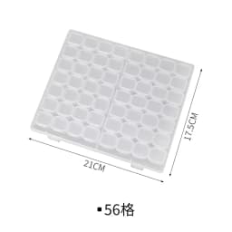 Portable Transparent Jewelry Box Earring Necklace Earring Tray Storage Box Small Earrings Anti-Oxidation Box