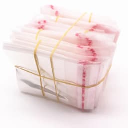 100pcs 5x7cm Resealable Poly Bag Transparent Opp Bag Plastic Bags Self Adhesive Seal Jewellery Making Bag