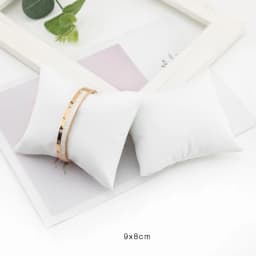 Wholesale Quality Leatherette Bracelet Bangle Pillow Stand Holder Chain Jewelry Display Showcase Watch Cushion Pillows for Box