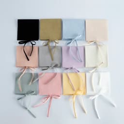 5pcs Jewelery Gift Bag Microfiber Jewellry Pouch with Ribbon Envelope Gift Packaging Organizer Bag for Ring Earrings Necklace