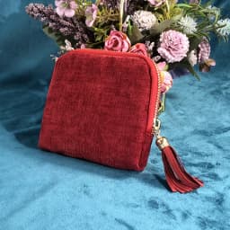 High-end Velvet Jewelry Storage Bag Six Layers Crystal Bracelet Tassel Storage Bag Bracelet Cloth Bag Jewelry Bag Accessories