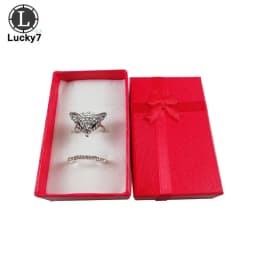 12pcs/Lot Jewelry Sets Display Box For Necklace Earrings Ring 5*8*2.5cm Packaging Shadow Box Jewelry Organizer