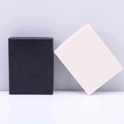 10Pcs 8x5x2.5cm Jewelry Paper Organizer Box for Rings Earrings Studs Key Necklace Packaging Gift Boxes Display with Black Sponge