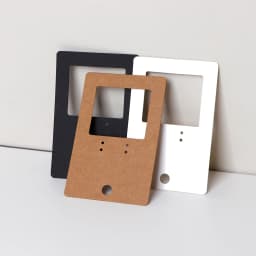 50Pcs 6x9cm Hangable Earrings Jewelry Display Kraft Card With Or Without Bags Wholesale Packaging Half Frame Personalized Design