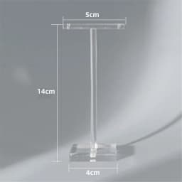 Fashion Style Clear Acrylic Earrings Display Holder Acrylic Jewelry Display Holder T Shape Stud Earrings Drop Earrings Showcase