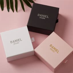 Wholesale 100pcs/lot Custom Logo Paper Jewelry Box Gift Packaging Box Printed Logo Earring Necklace Bracelet Box