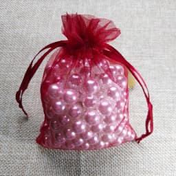 100pcs/Lot Wine Red Organza Bags Jewelry Gift Packaging Bags Wedding Party Favor Gift Bag Pouches 7x9 9x12 10x15 13x18 15x20CM