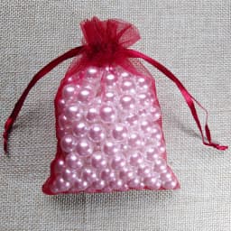 100pcs/Lot Wine Red Organza Bags Jewelry Gift Packaging Bags Wedding Party Favor Gift Bag Pouches 7x9 9x12 10x15 13x18 15x20CM