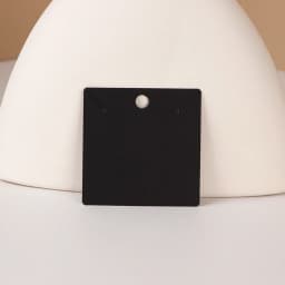 50/100pc 7x7cm Paper Cardboard Necklaces Display Card for Earrings Wholesale Jewelry Packaging Business Hangable Bags Supplier