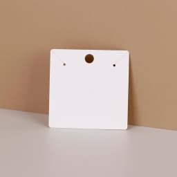 50/100pc 7x7cm Paper Cardboard Necklaces Display Card for Earrings Wholesale Jewelry Packaging Business Hangable Bags Supplier