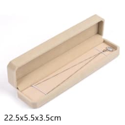 High-end Velvet Jewelry Box Necklace Ring Bracelet Pendant Earrings Storage Wedding Party Gift Box Jewelry Organizer Box Joyero