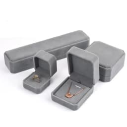 High-end Velvet Jewelry Box Necklace Ring Bracelet Pendant Earrings Storage Wedding Party Gift Box Jewelry Organizer Box Joyero